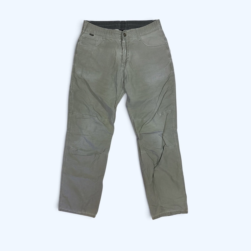 KUHL Born In The Mountains Authentic Pants Men 34x32 Beige Cotton Hiking